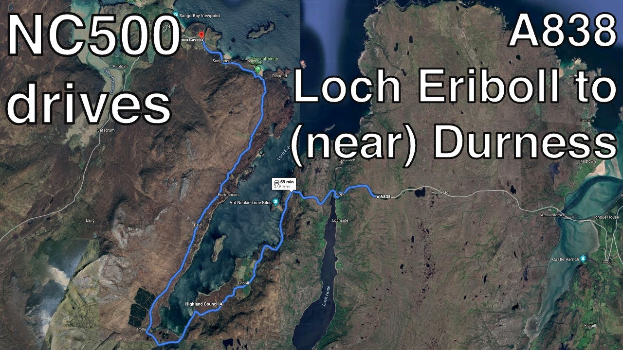 North Coast 500 (NC500) - Loch Eriboll to (near) Durness on the A838