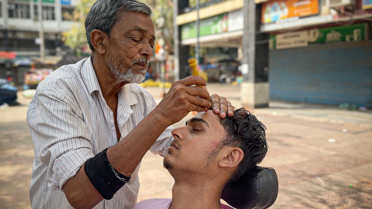 ASMR Ultimate STRESS KILLER Indian Head Massage By Waris Barber | ASMR Gautam
