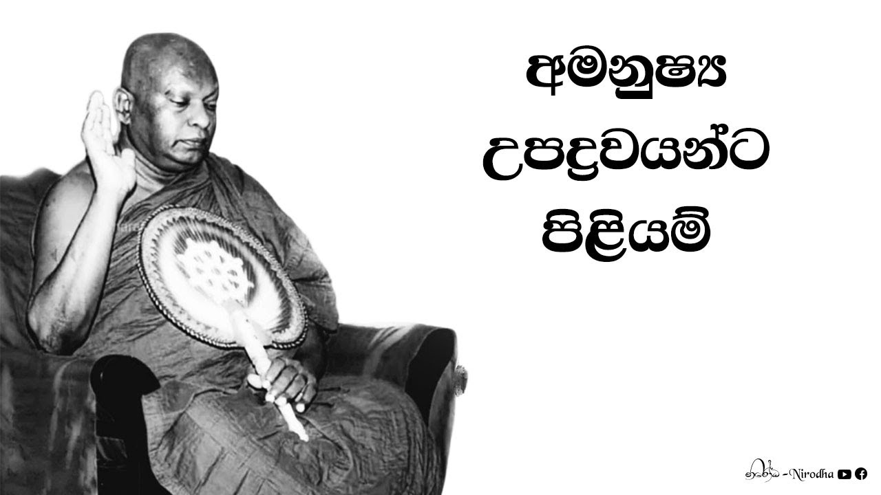 අමනුෂ්‍ය උපද්‍රවයන්ට පිළියම් | වහරක අභයරතනාලංකාර මහ තෙරුන් වහන්සේ