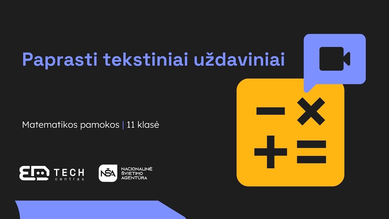 Paprasti tekstiniai uždaviniai
