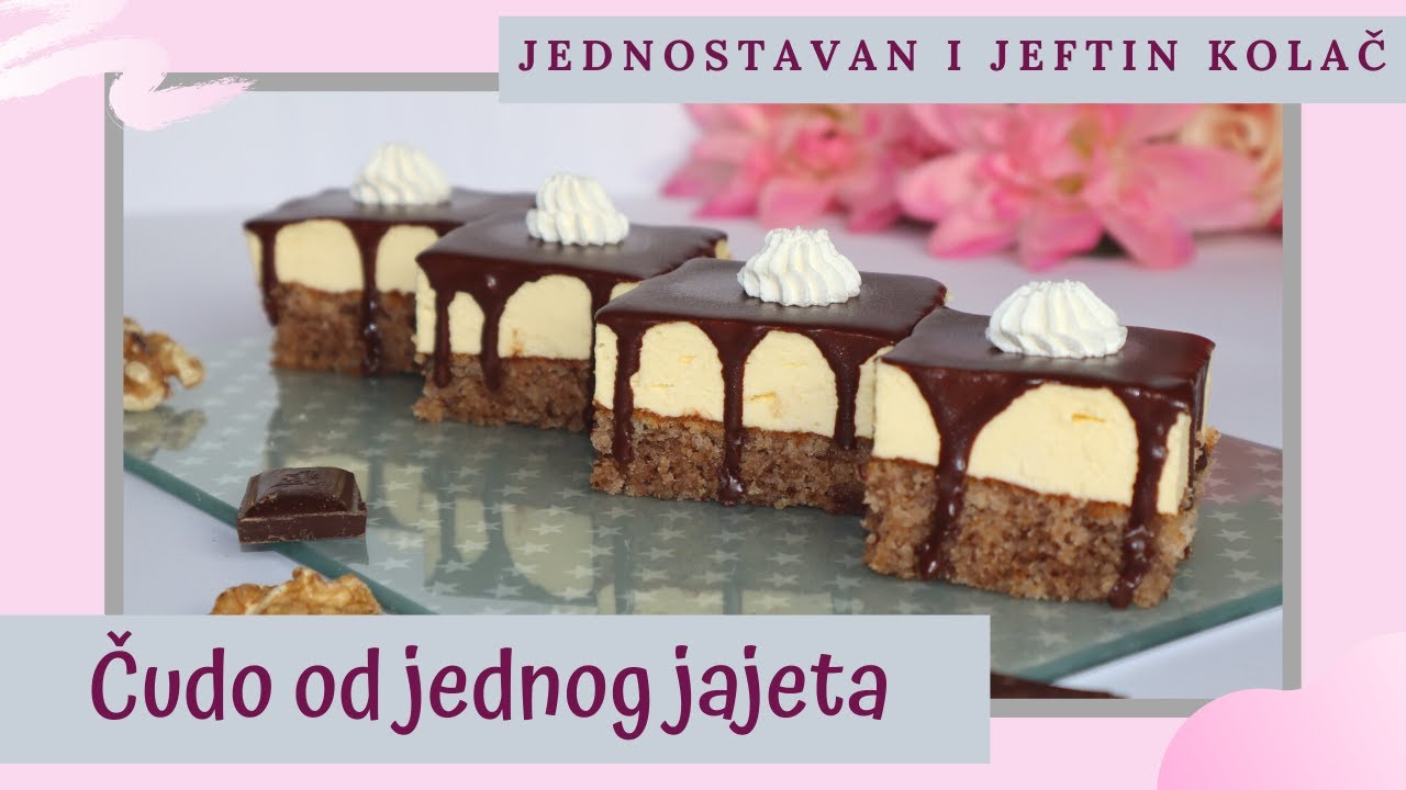 Čudo od jednog jajeta | Kolač mog djetinjstva | Jednostavan i jeftin kolač