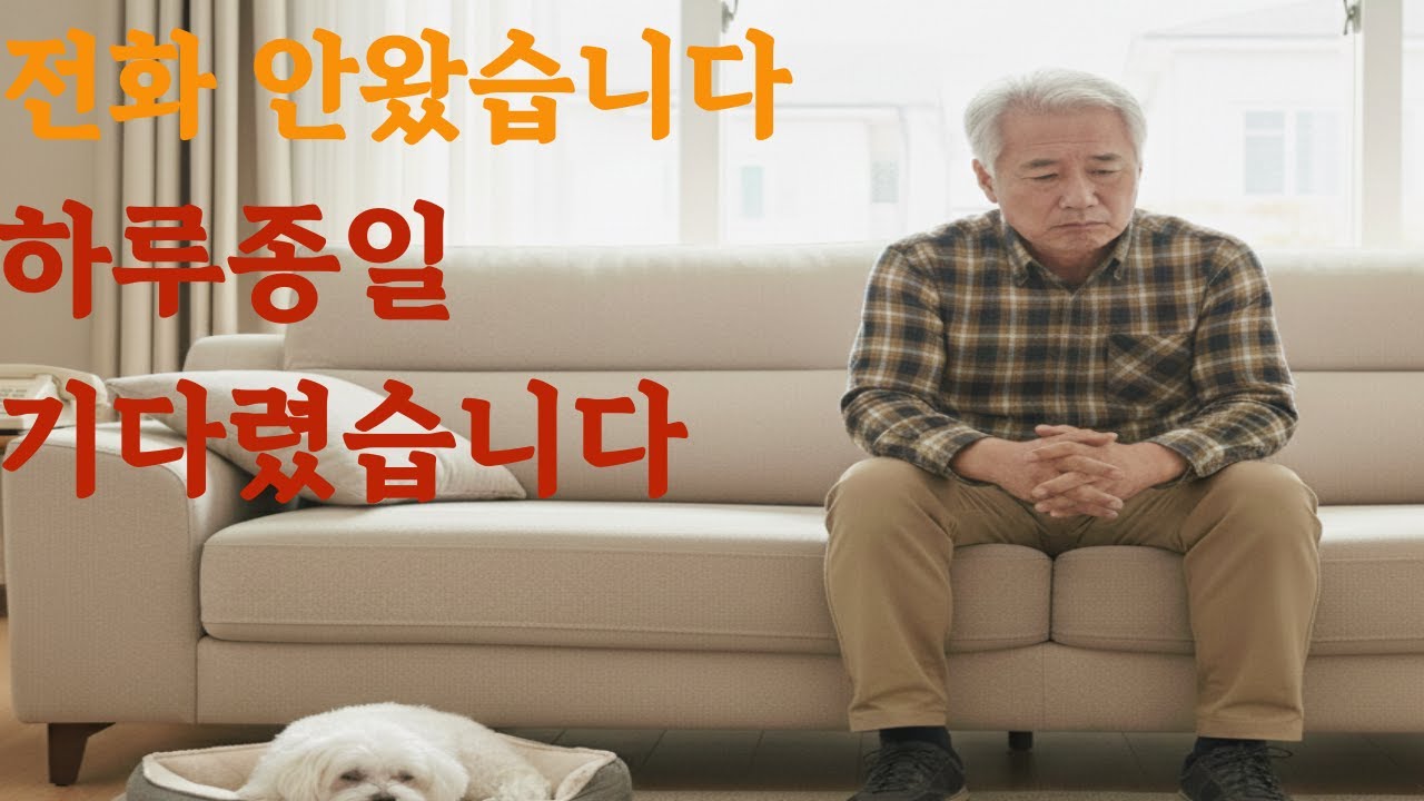 새해첫날 자식에게 전화가 오지 않았습니다 | 시니어사연 | 시니어 건강정보 | 노인 | 명언 #시니어  #인생사연