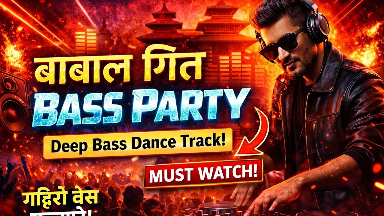 Nepali Party Bass Song 🔥 Deep Bass Dance Track | Nepali DJ Style