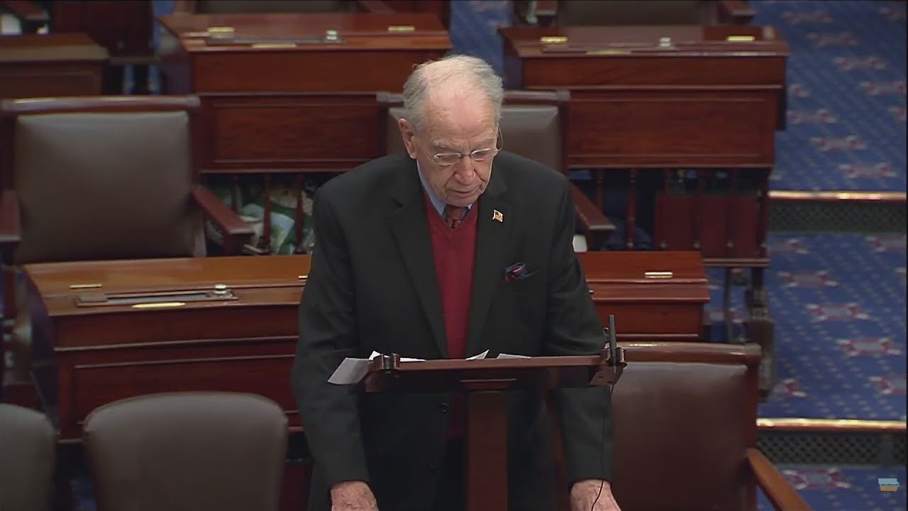 Senator Chuck Grassley gives Condolences on Bus Crash