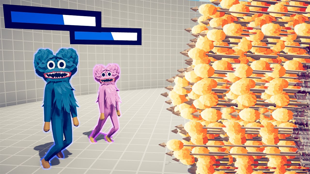 HUGGY WUGGY + KISSY MISSY vs EVERY GOD WITH HEALTHBARS - TABS | Totally Accurate Battle Simulator