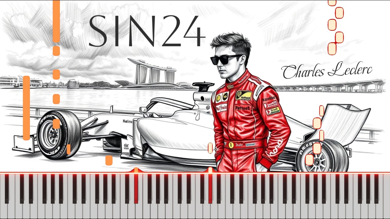 Charles Leclerc - SIN24 [Piano Tutorial]