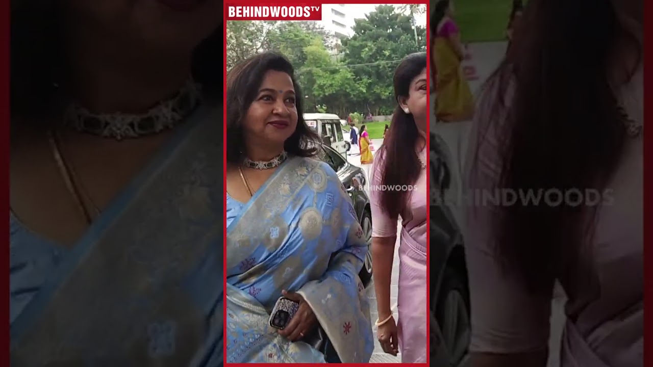 Radha மகள் கல்யாணத்துக்கு வந்த Radhika, Jayam Ravi மாமியார் 🥰