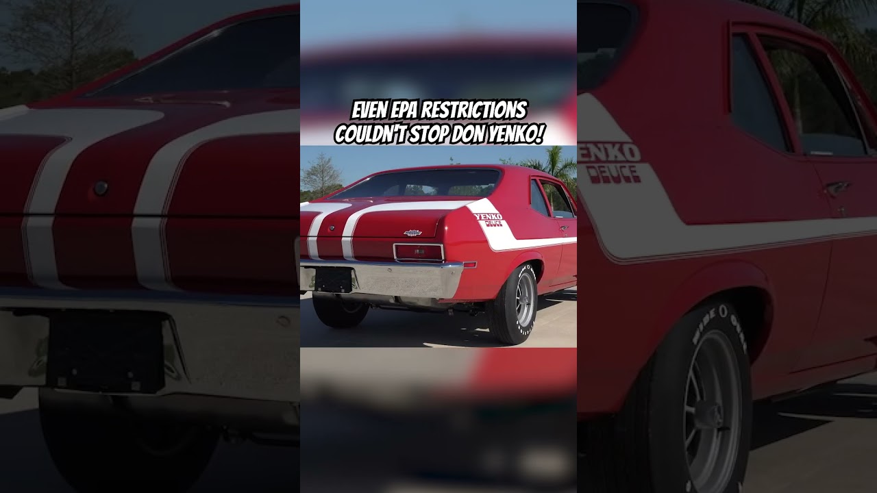 This 350 V8 powered muscle car is an awesome example of rare 1970 Yenko modified Chevrolet Novas.