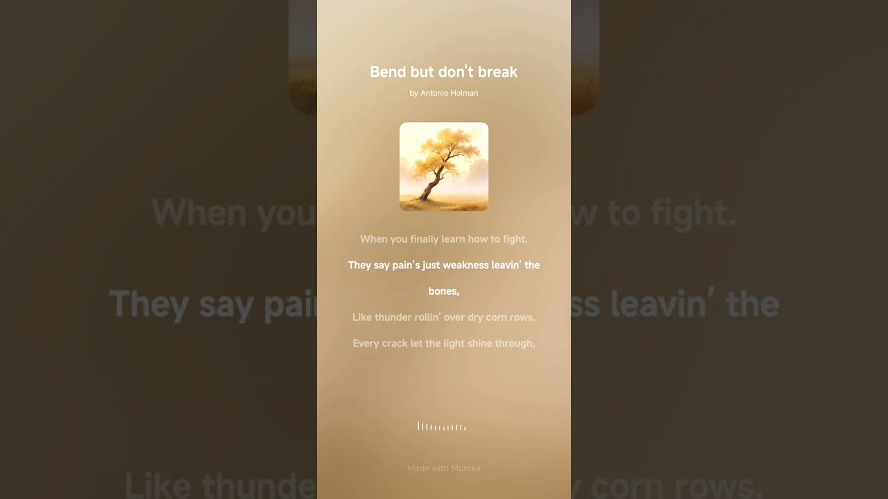 Bend don't break