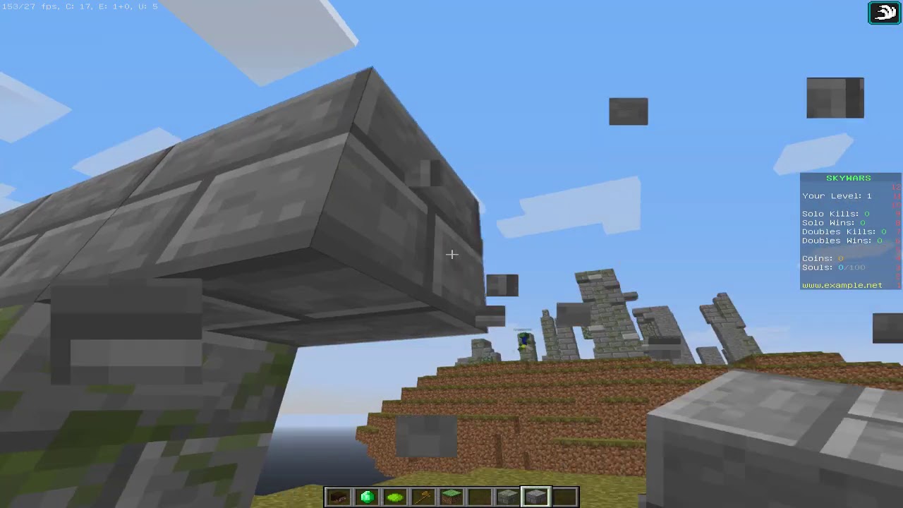 постройка sky wars-влог