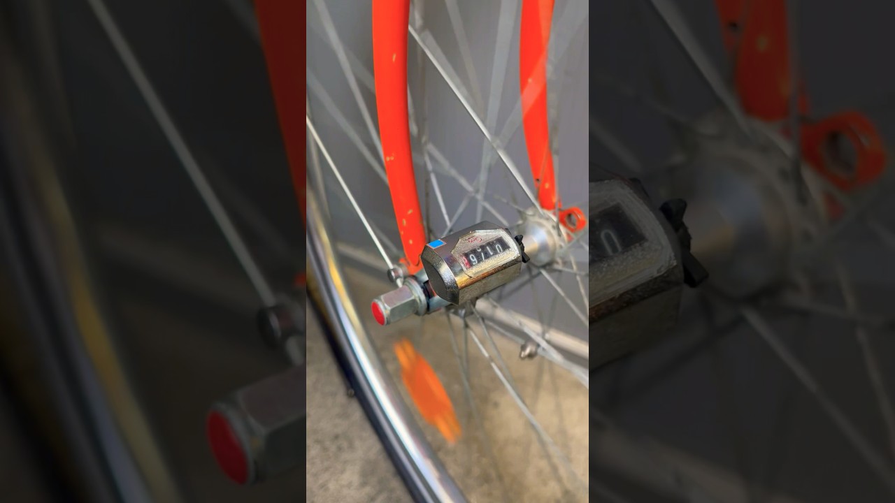 1970s Vintage bicycle odometer