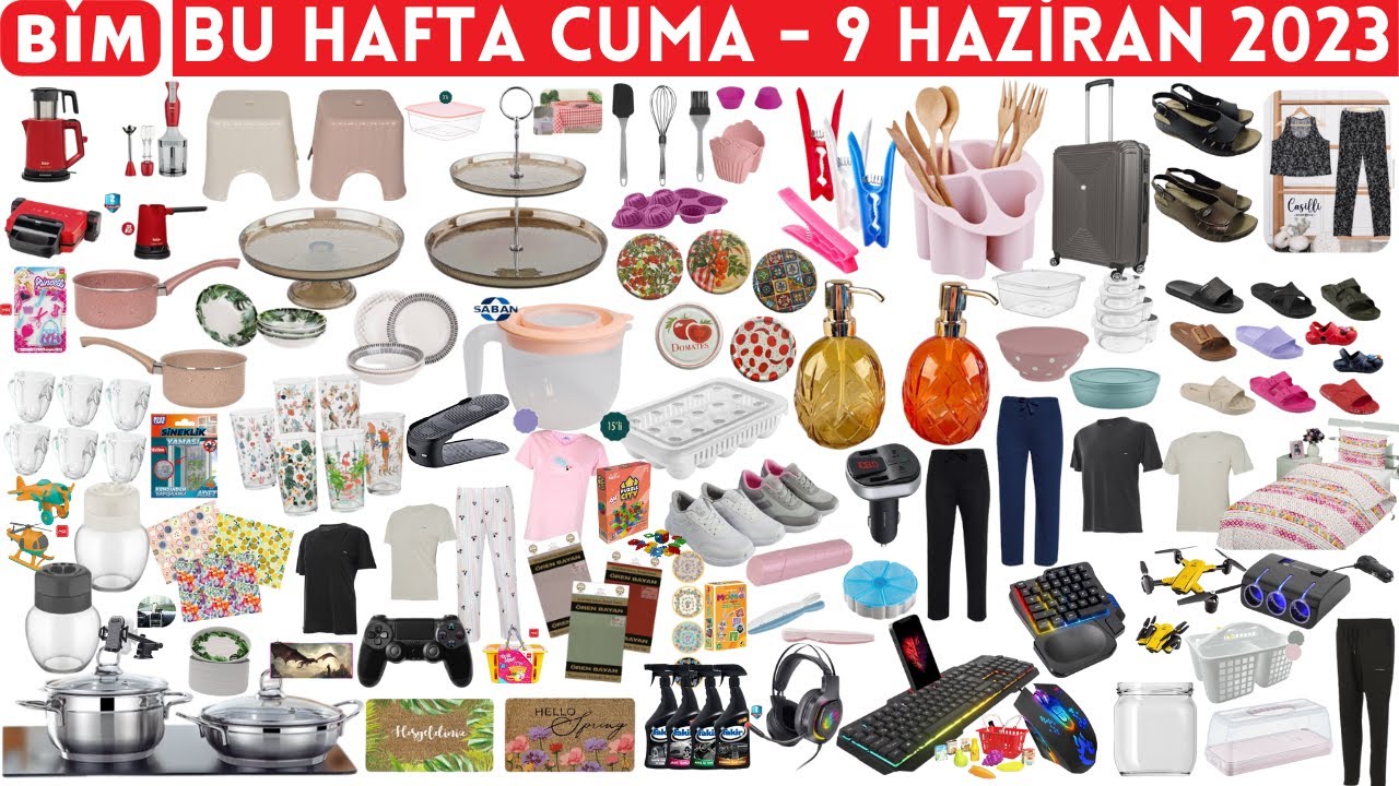 BU CUMA BİM | 9 HAZİRAN 2023 | BİM İNDİRİMLERİ | BİM AKTÜEL ÜRÜNLERİ | Bim Kampanyaları Kataloğu