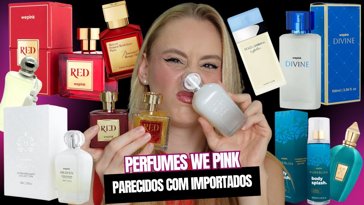 TESTANDO 5 perfumes de WE PINK vale a pena?