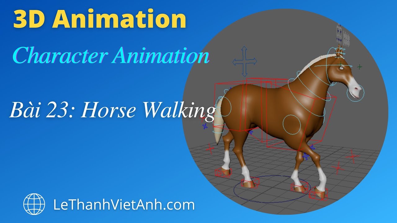 Character Animation - Bài 23 - Horse Walking