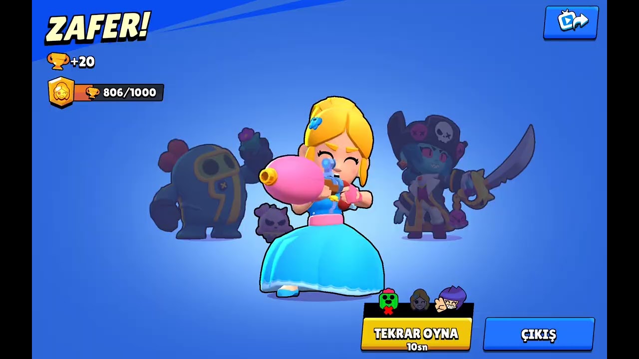 Brawl Stars Piperi 1000 yapmaya çalıştım part 1 900 de kaldım