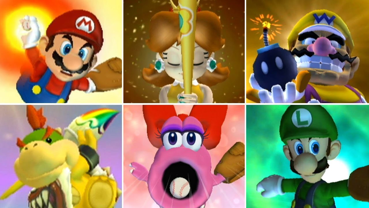 Mario Super Sluggers - All Special Shots