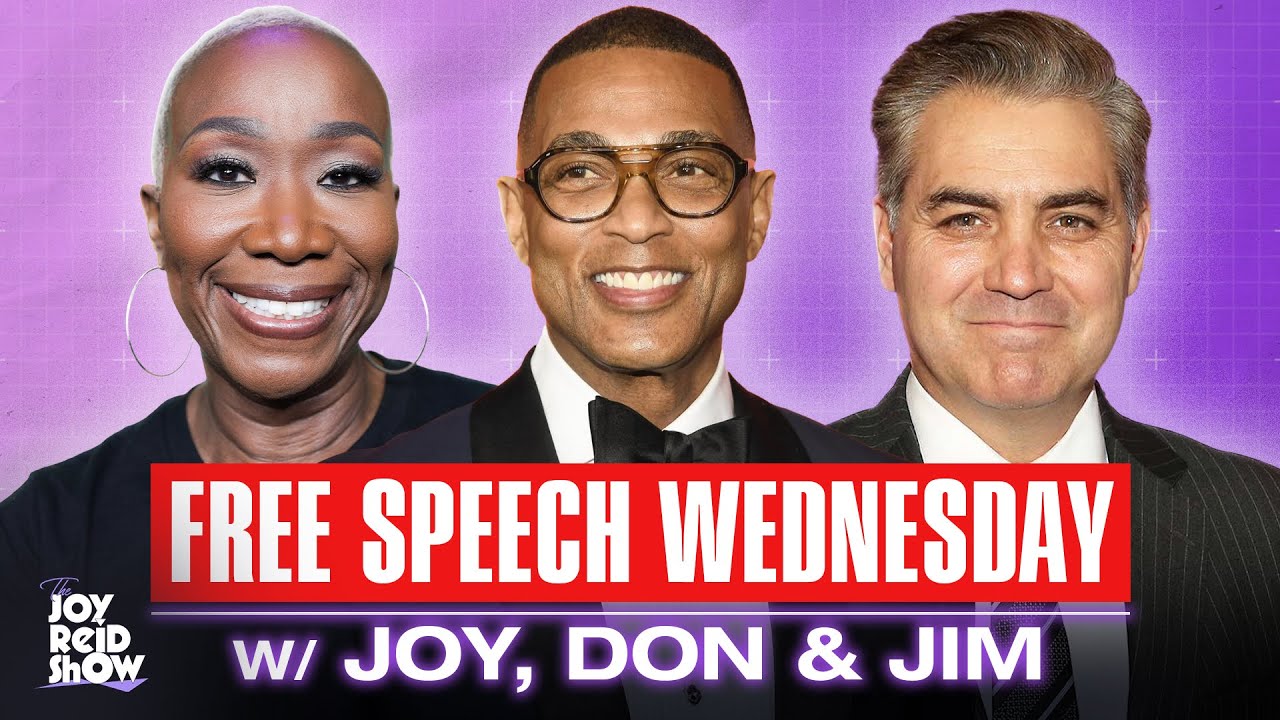 Free Speech Wednesday w/ Joy, Don & Jim | The Joy Reid Show LIVE!