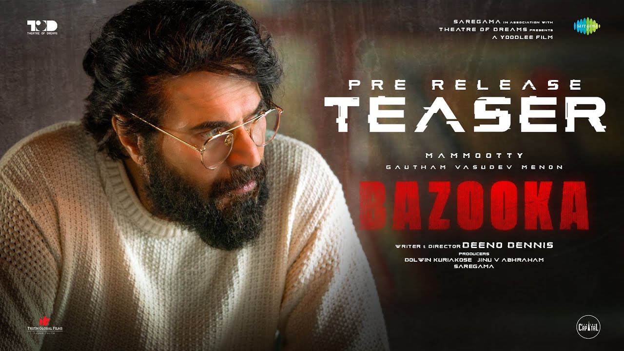 Bazooka - Pre Release Teaser | Mammootty | Gautham Vasudev Menon | Deeno Dennis