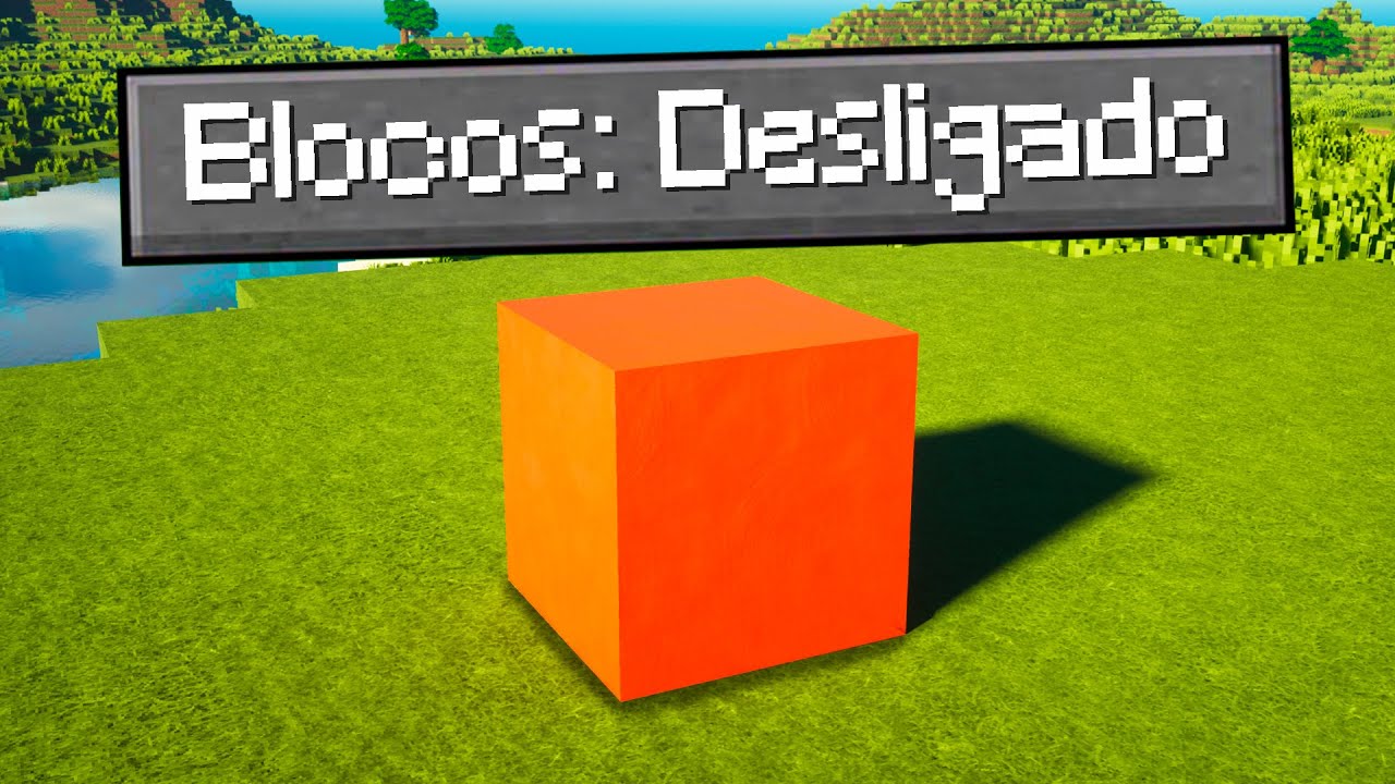 eu REMOVI todos os BLOCOS do minecraft (deu ruim...)