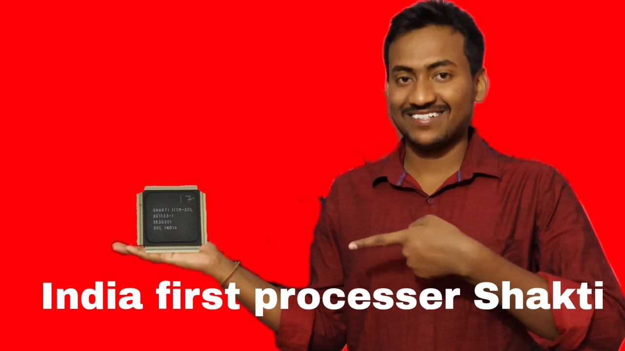 India first microprocessor Shakti in Hindi.