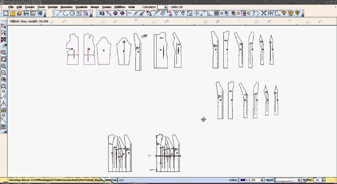 Creating & restyling a jacket using PatternMaster Boutique  Part2