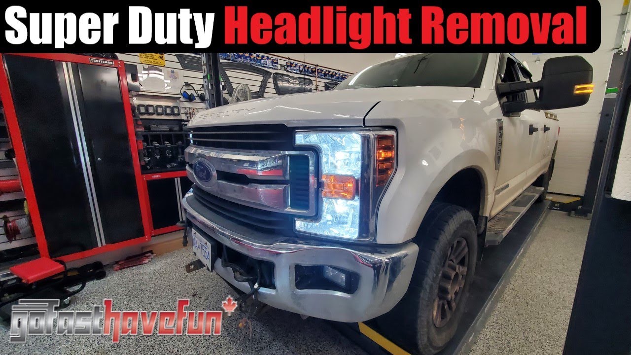 Снятие фар Ford F-250 и F-350 Super Duty 2017–2022 | AnthonyJ350