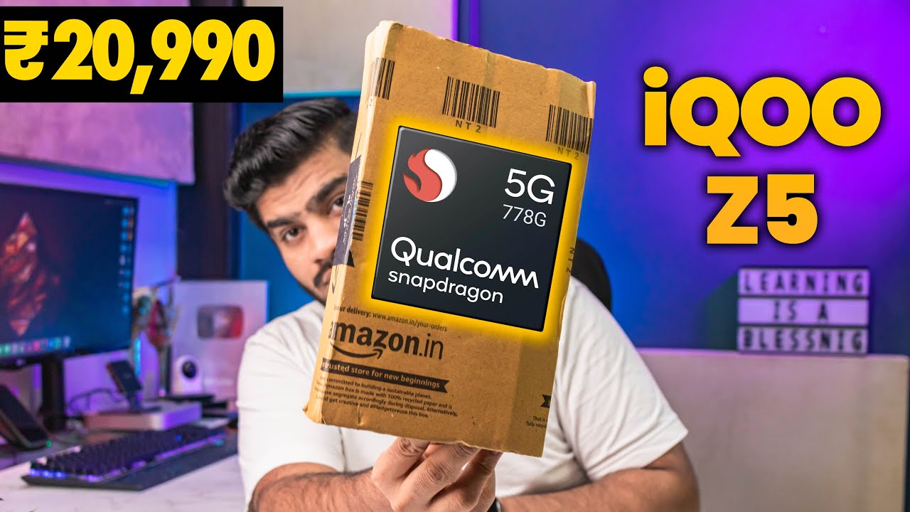 iQOO Z5 Unboxing - Amazon's First Sale Unit | SD 778G😍 | 120Hz IPS🤨 | UFS 3.1 | LPDRR5