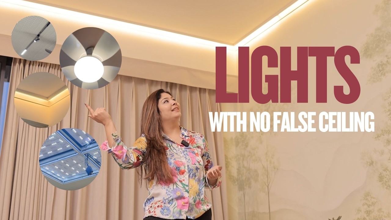 Lights without False Ceiling