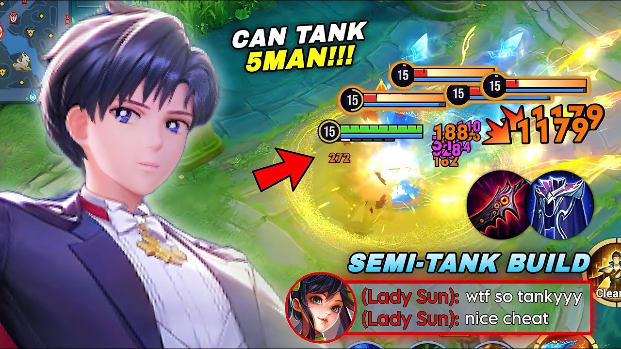PRO DI RENJIE ATTACK SPEED SEMI TANK BUILD CAN TANK 5 ENEMIES IN RANK! | DI RENJIE BUILD & ARCANA