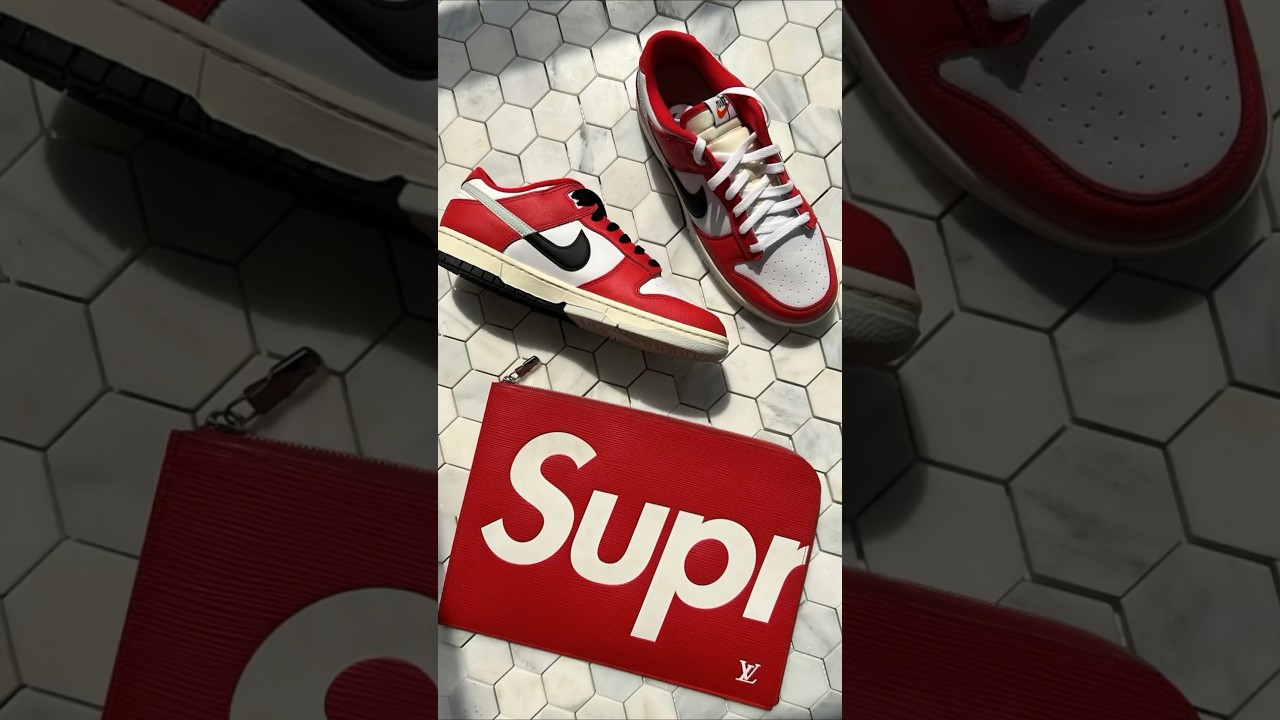 Nike Dunk Low CHICAGO SPLIT Unboxing #NikeDunkLow #NikeDunks #NikeUnboxing #NikeChicago