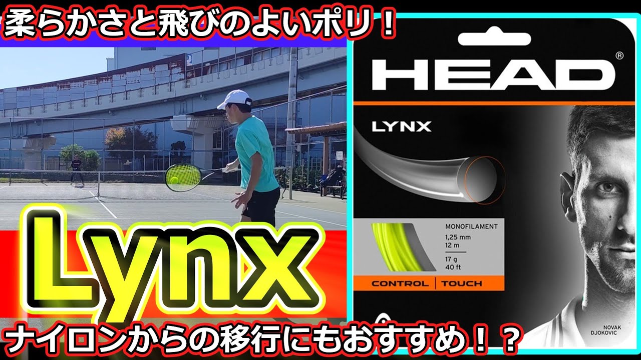 【ガットレビュー】柔らかさと飛び！「Lynx」【全てのストリングを試す旅】