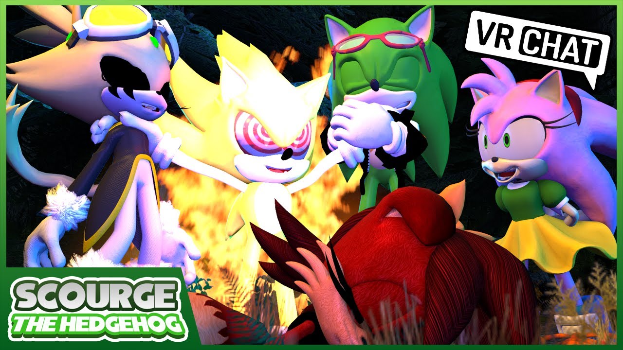 Scourge & Anti Blaze VS Fleetway & Rosy (VRCHAT) Fiona gets kidnapped!