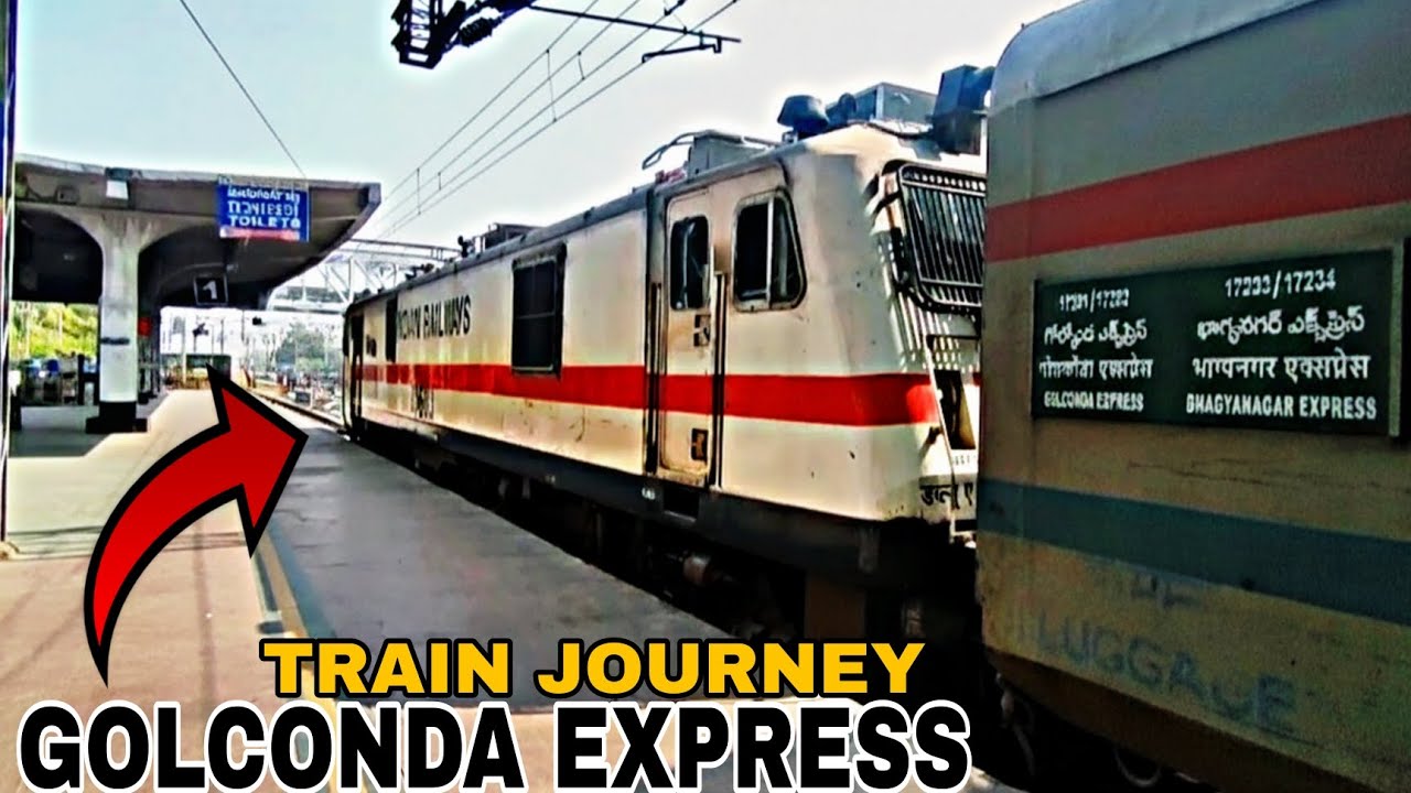 Golconda Express Train Journey | Secunderabad To Bhongir | Duronto Express | Indian Railways | SCR