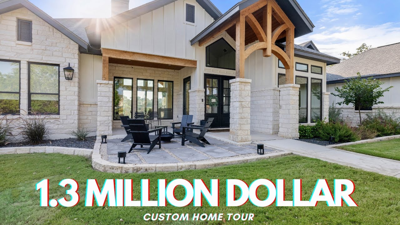1.3 Million Dollar - Texas Hill Country Custom Home Tour