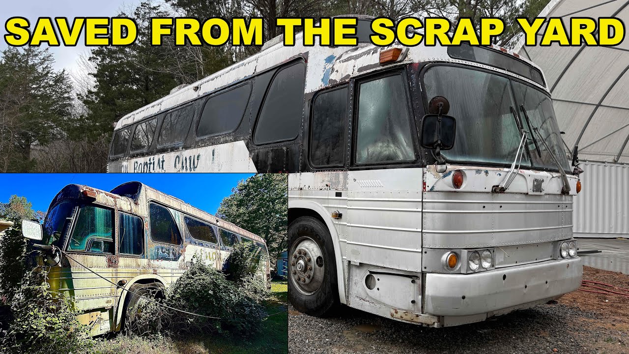 Saved From The Scrap Yard-Buffalo Bus! Second Chance At Life.