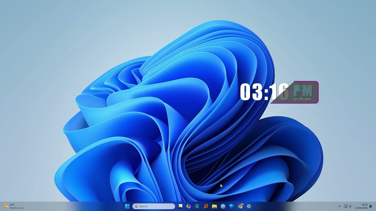 windows 11 customization | Rainmeter theme