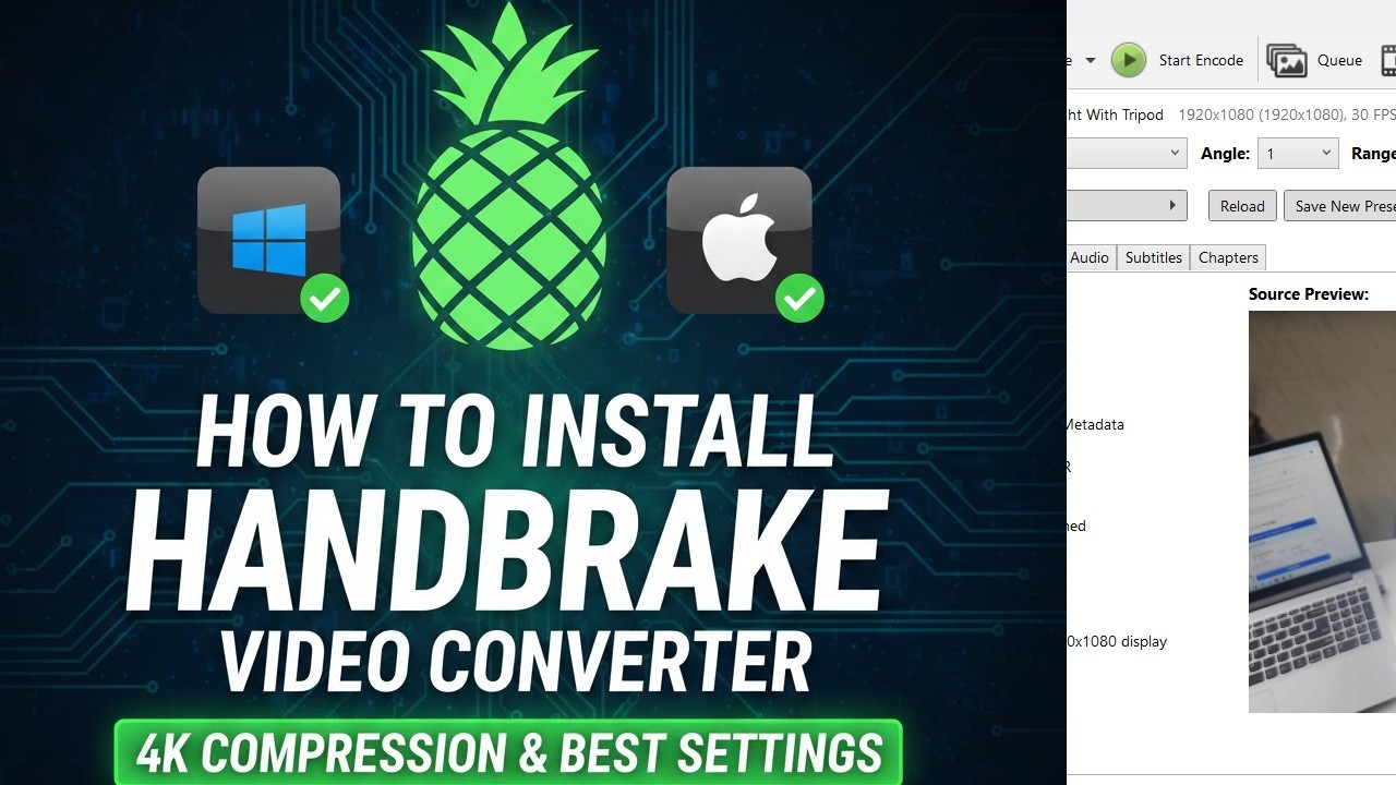 Как установить видеоконвертер Handbrake