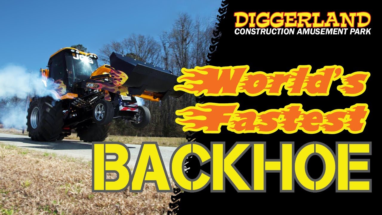 The World's Fastest Backhoe at Diggerland USA