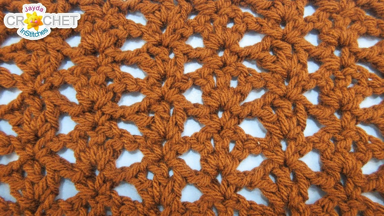 Open Shells & Picots Stitch - June - Victorian Stitch Sampler Calendar Blanket
