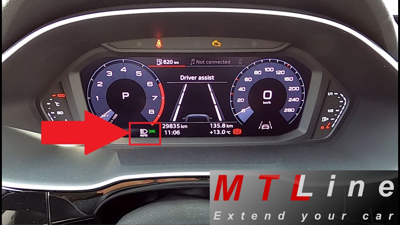 Audi Q3 - automatic High Beam Assist activation - samodejna vključitev High Beam Assist sistema
