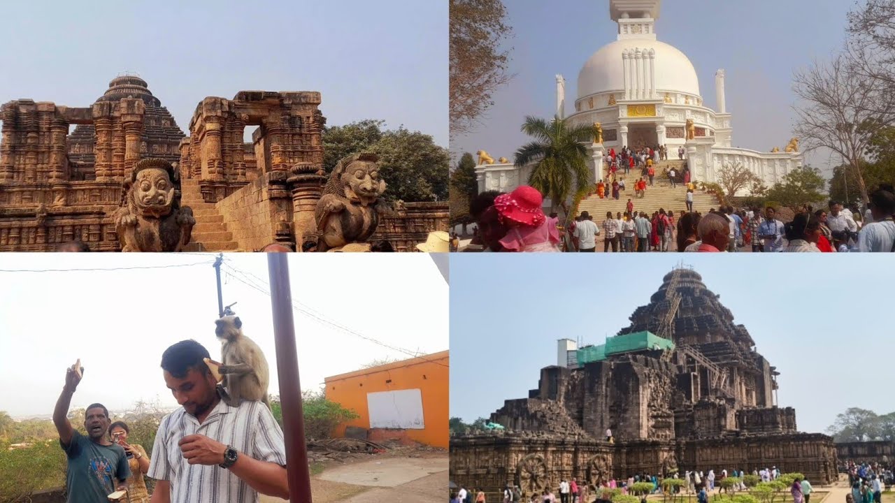 Puri Day-3 শেষ দিনে উদয়গিরি, খণ্ডগিরি, ধবলগিরি, সূর্য মন্দির, দেখে ভুবনেশ্বরে এলাম। 