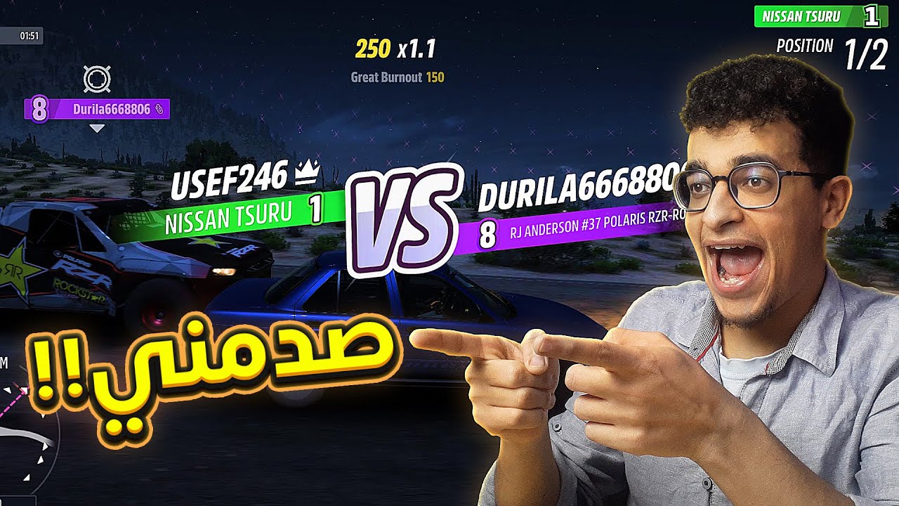 فورزا هورايزون : تحدي الفوز مرتين في فيديو واحد 🤯🔥 !!