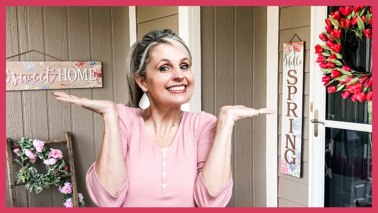 FRONT PORCH IDEAS FOR SPRING 2020 |  DECORATE WITH ME!