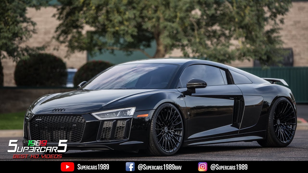 Audi R8 V10 Plus CRAZY ACCELERATIONS - Capristo exhaust, hard revs, accelerations and 0-338 km/h!