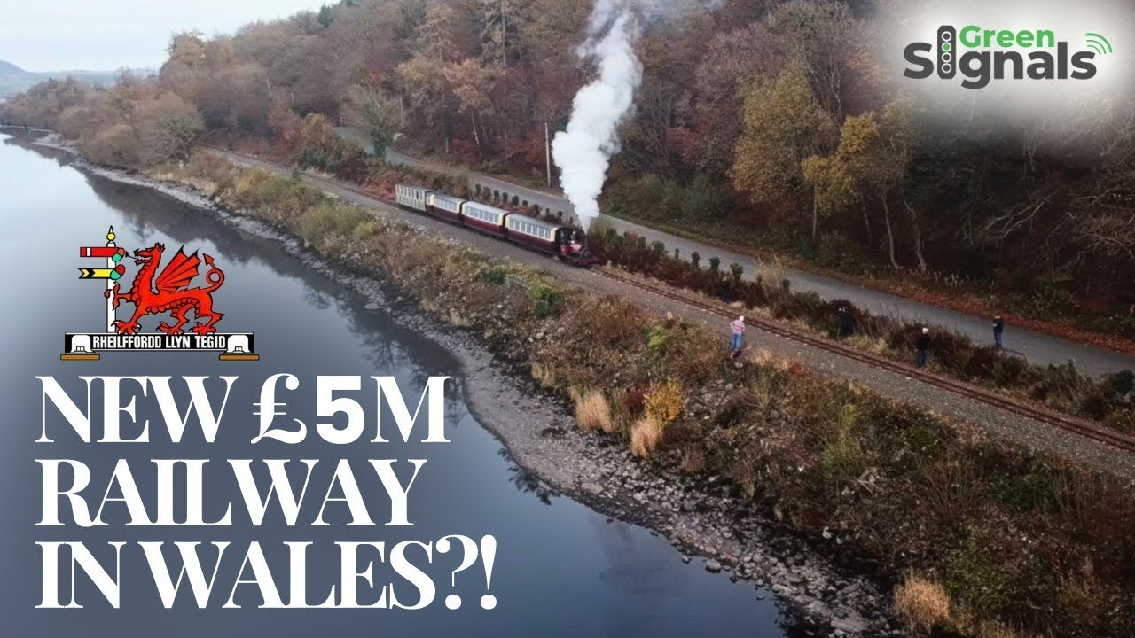The NEW £5M railway being built in Wales – Bala Lake Railway extension Snowdonia