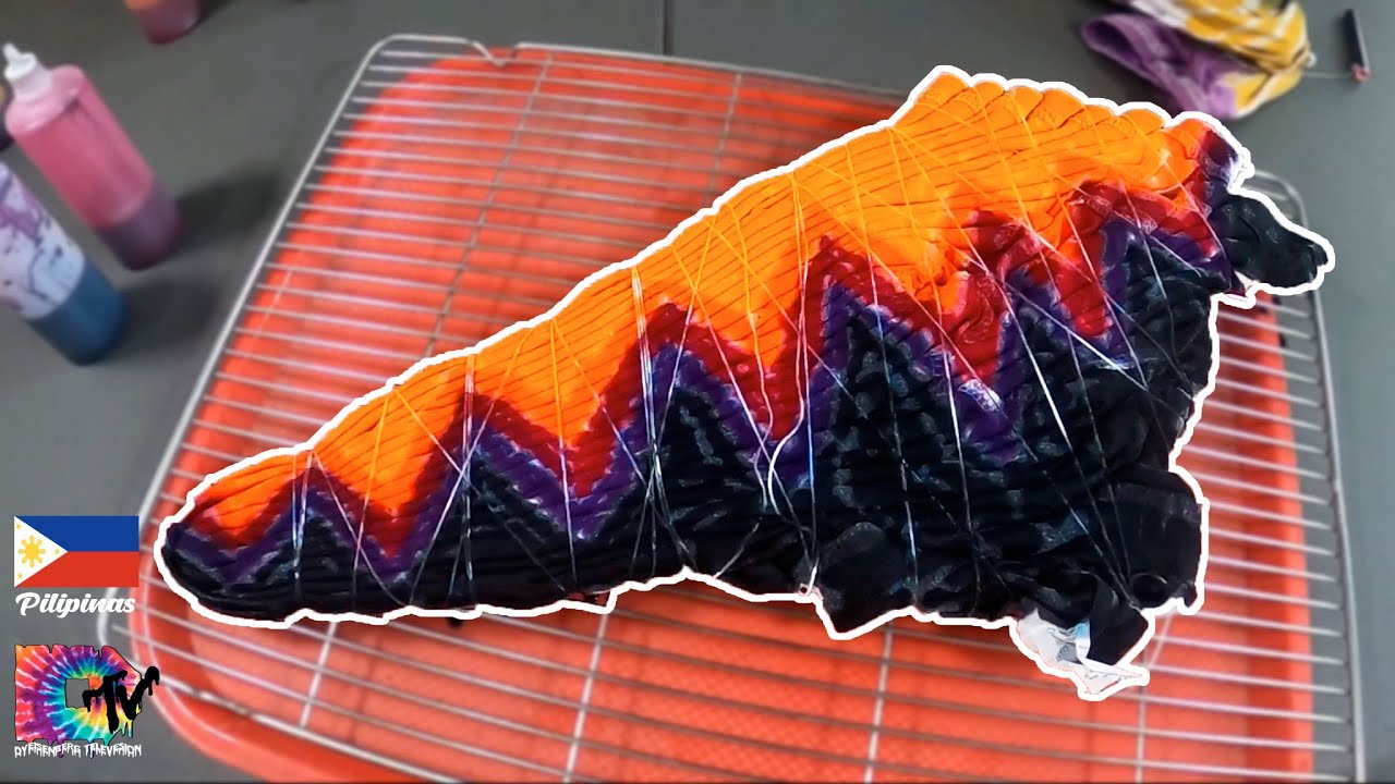 HOW TO TIEDYE: Sunset Wigwag | Liquid dyed | Super easy [MUST WATCH!]