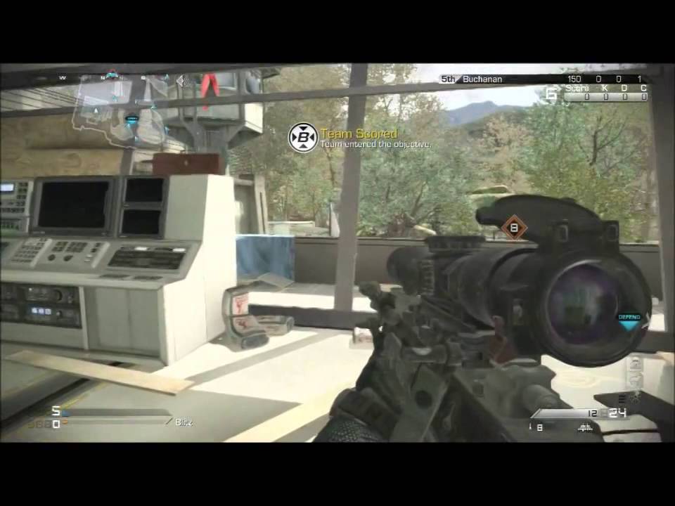 COD: Ghost trickshot Tutorial gun glitch