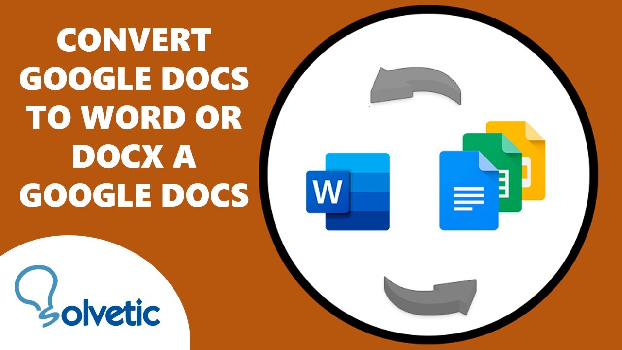 How to Convert Google Docs to DOCX or Convert DOCX to Google Docs