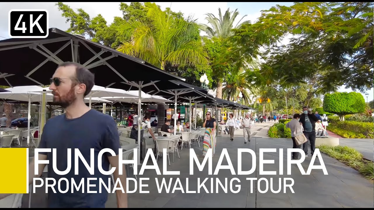 Funchal, Madeira, Portugal Complete Promenade Walk