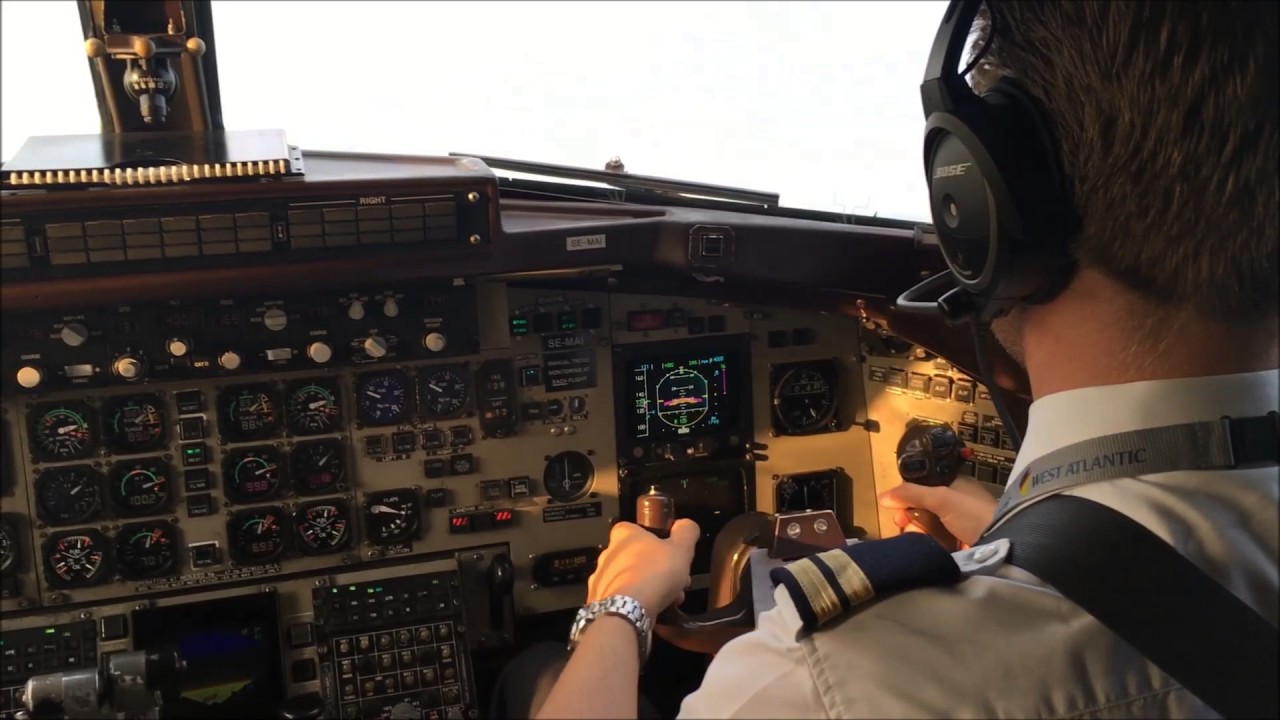 One day as a cargo pilot | BAe ATP | West Atlantic |